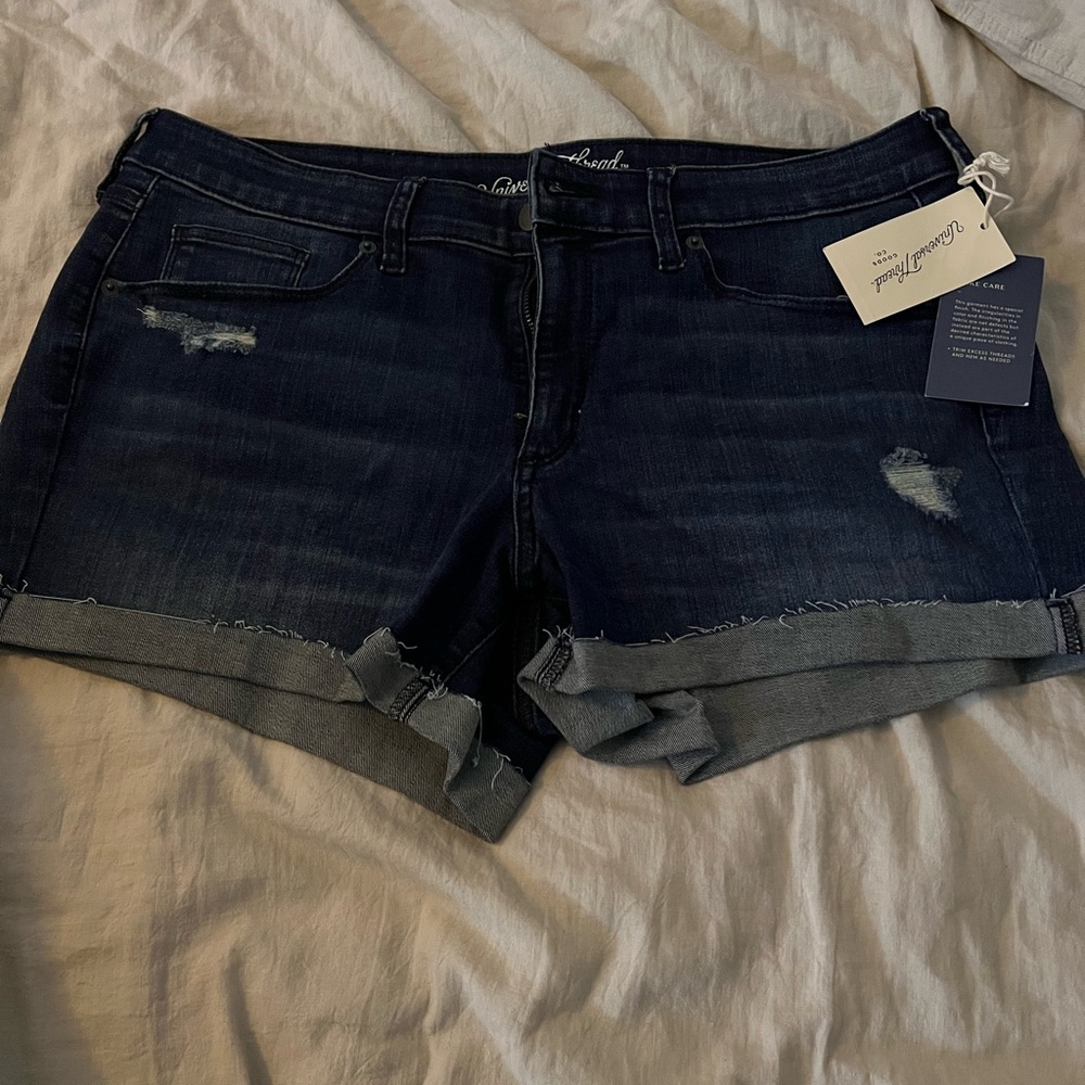 New jean shorts